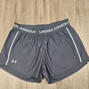 Under Armour Women's Charcoal Athletic Shorts